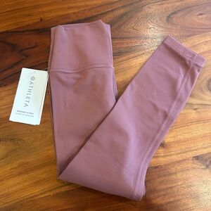 Athleta Transcend 7/8 Leggings in Dusty Rose Pink